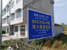 古蔺墙体广告质量分析